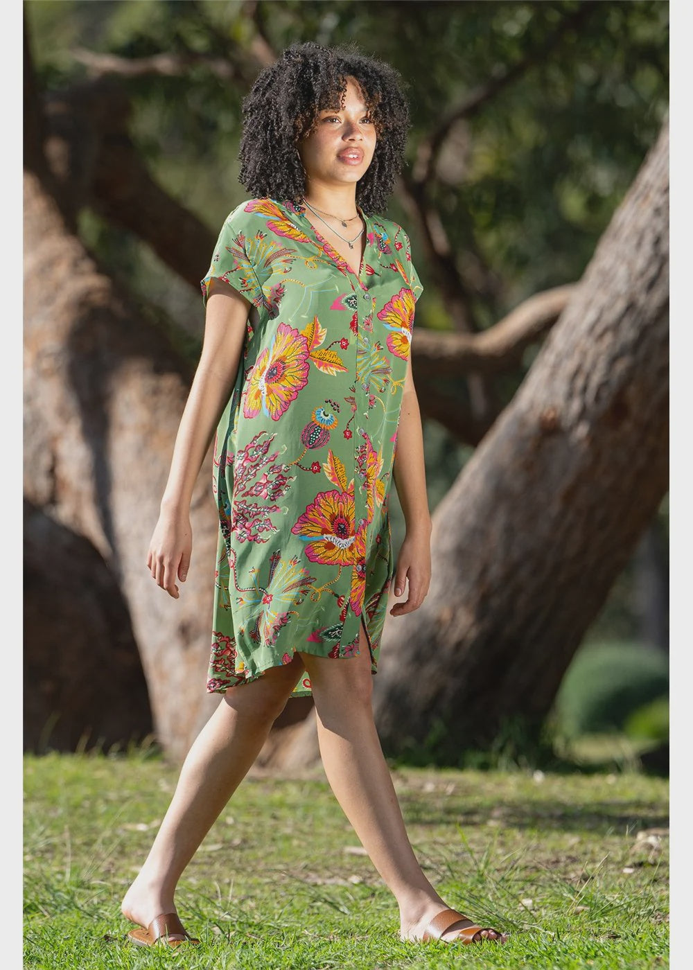 Cienna Posey Shirt Dress