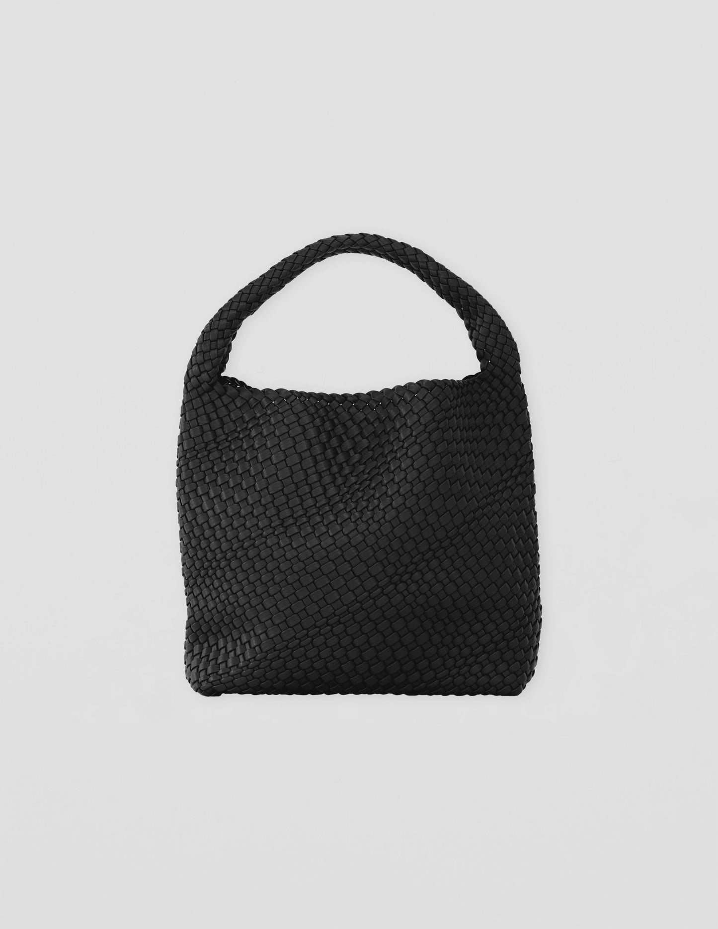 Stella + Gemma Haydee Weave Hobo Bag Black