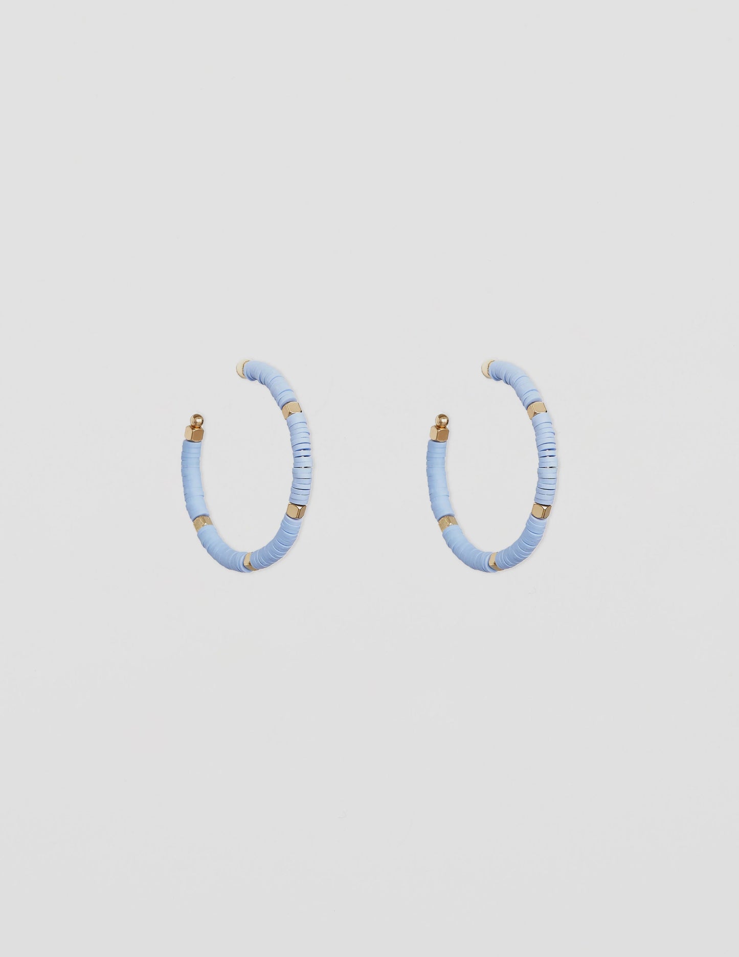 Stella + Gemma Fimo Hoop Cornflower