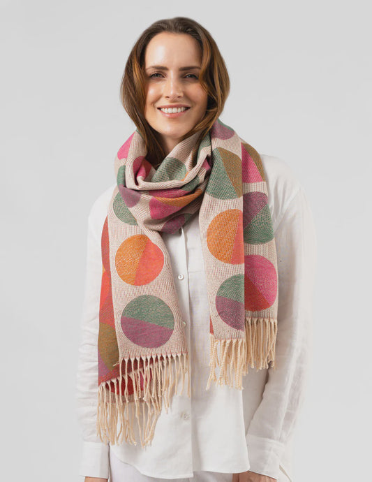 Stella + Gemma Multi Circles Scarf