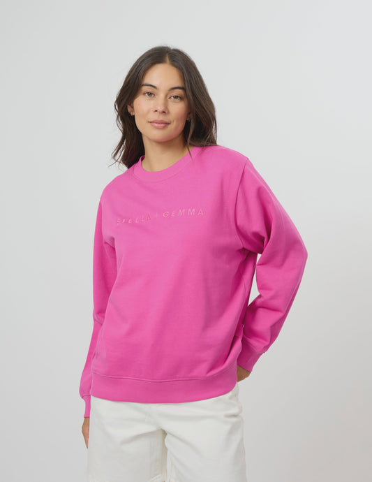 Stella + Gemma Essential Crew - Electric Fuchsia