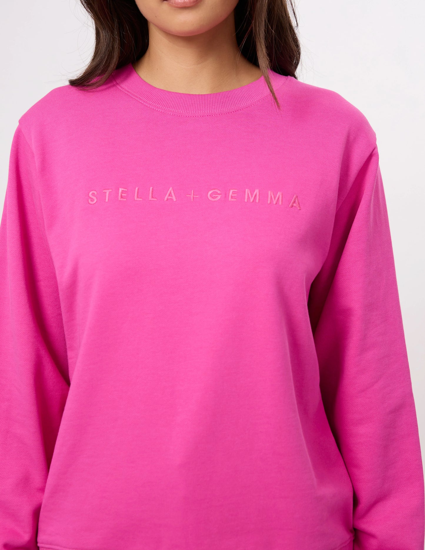 Stella + Gemma Essential Crew - Electric Fuchsia