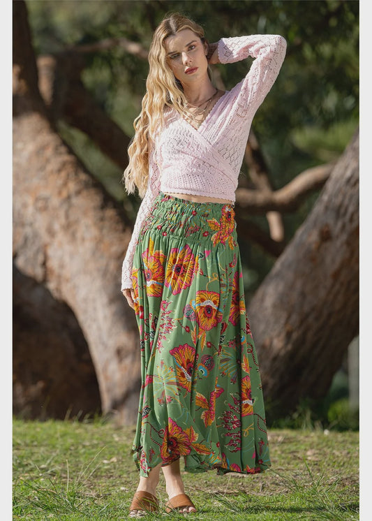 Cienna Posey Shirred Skirt/Dress