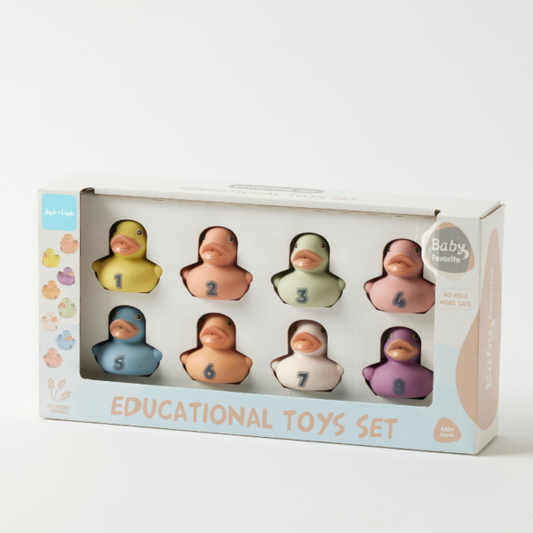Jiggle & Giggle Eco-Friendly Silicone Counting Ducks