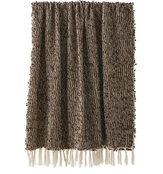 Coast to Coast Burbujeo Throw - Cocoa