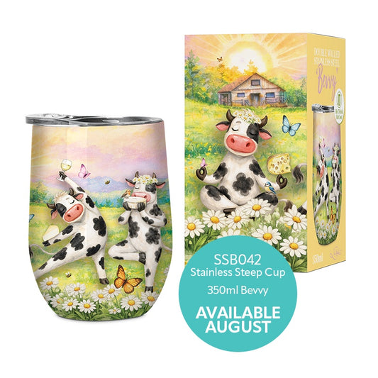 Lisa Pollock Double Walled Stainless Steel "Bevvy"