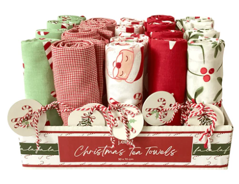 J.Elliot Festive Noel Tea Towels 5 designs