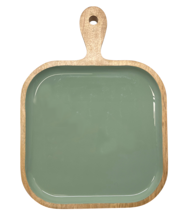 j.elliot Corinne Square Tray with Handle