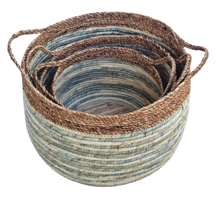 j.elliot Jasper Natural Baskets 3 sizes