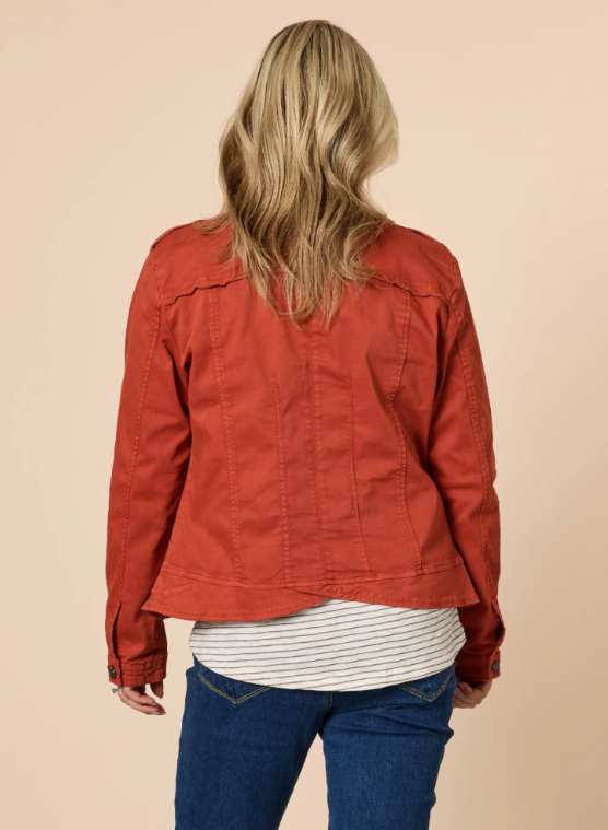 Threadz Military Jacket Maple