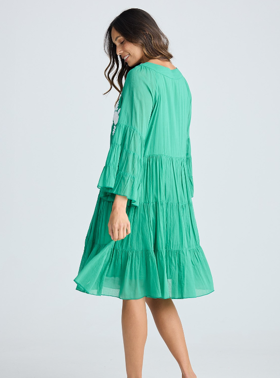 Holiday Jamaica Dress Jade Green