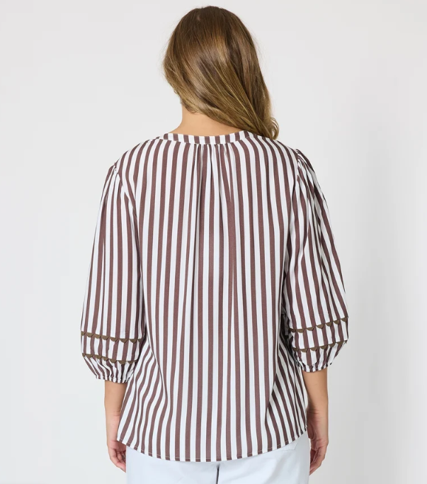 Threadz Montecito Stripe Top