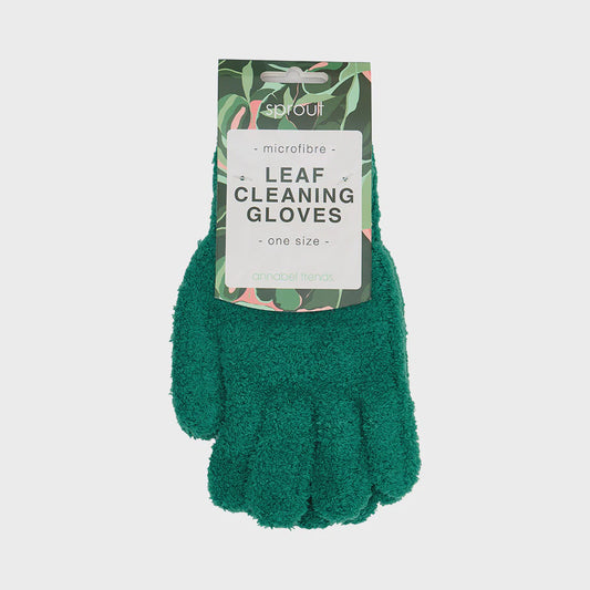 Annabel Trends Sprout Microfibre Leaf Cleaning Gloves One Size