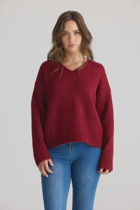 Talisman Journey Knit Raspberry