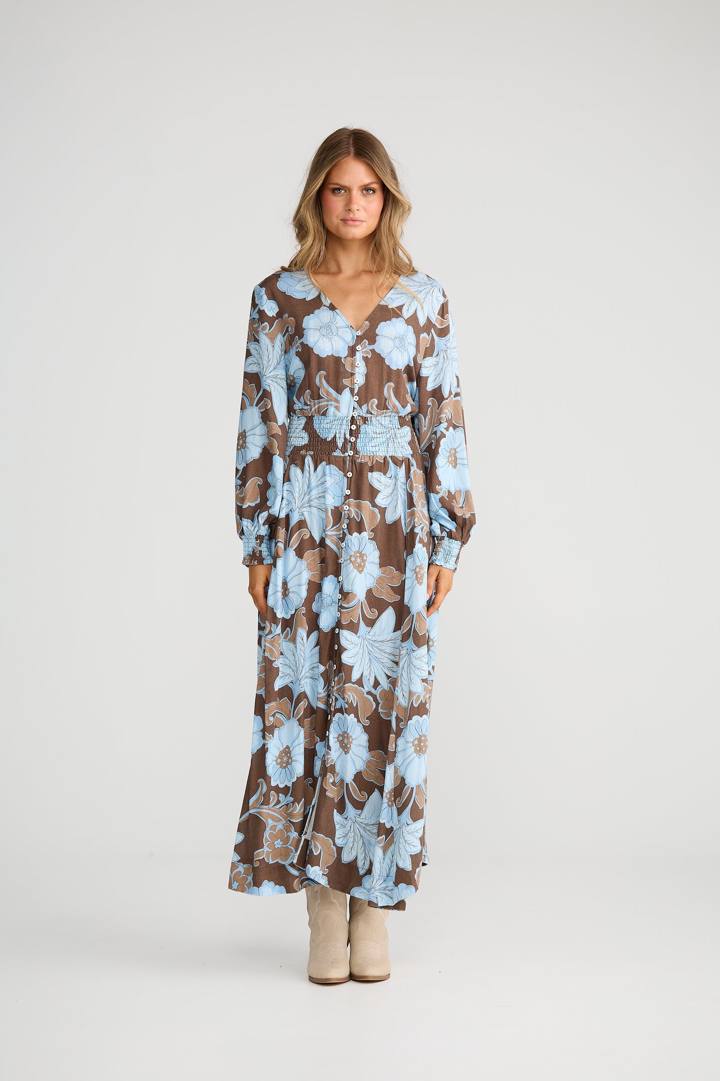 Talisman Halycyon Dress - Chocolate Ibiza