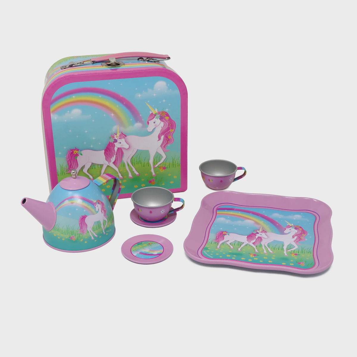 Pink Poppy Stardust Unicorn Tea Set