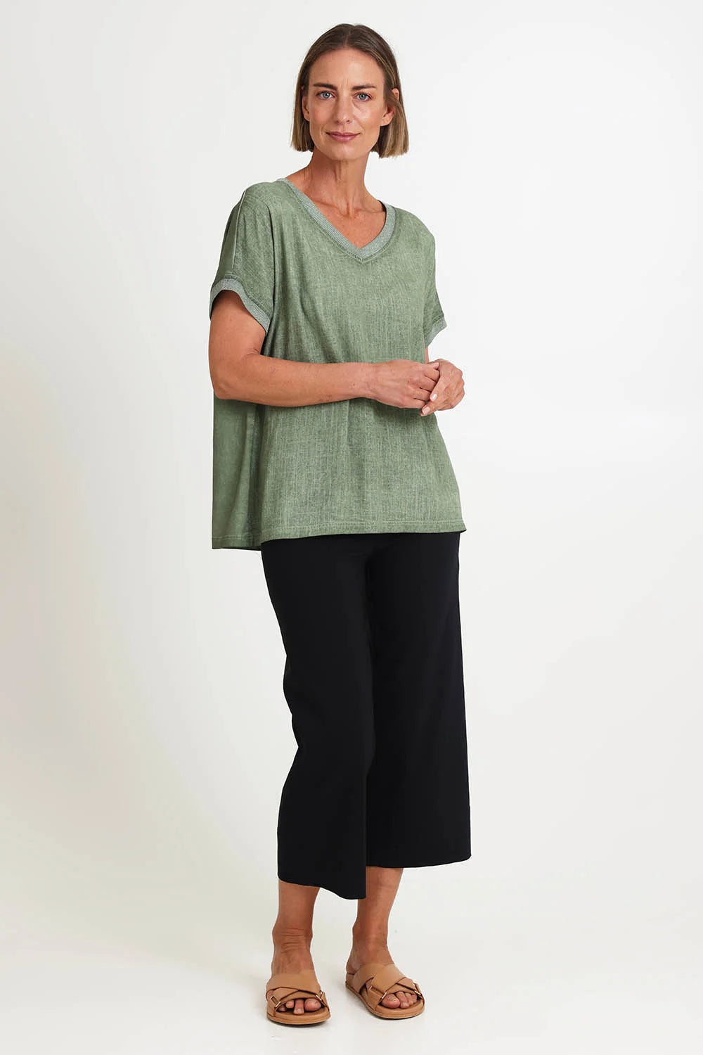 Threadz Sienna Top - Olive