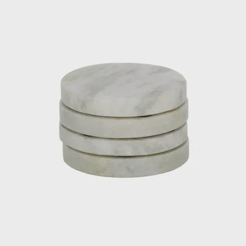 Assemble Neo Round Marble Coaster Set/4