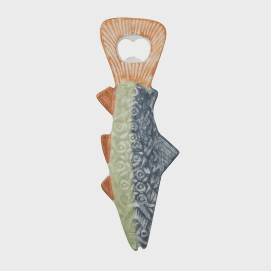 Coast to Coast Bass Stainless Steel Bottle Opener
