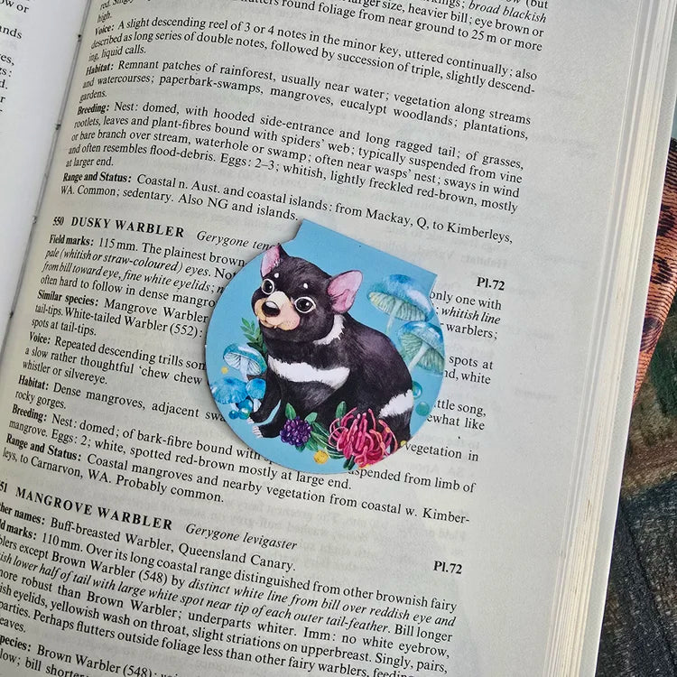 Watercolour By Cat Magnetic Bookmark