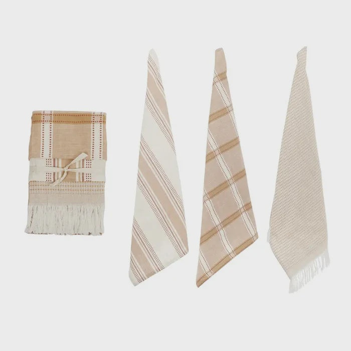 Assemble Maye Set/3 Cotton TeaTowels