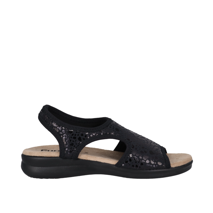 Euroflex Tuscany Ladies Sandal Black Leopard