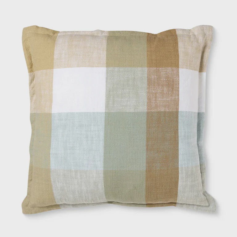 Madras Link Reine Multi Check Cushion