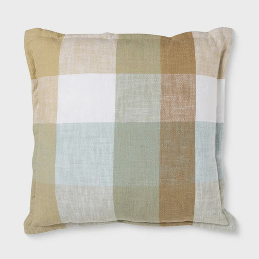 Madras Link Reine Multi Check Cushion