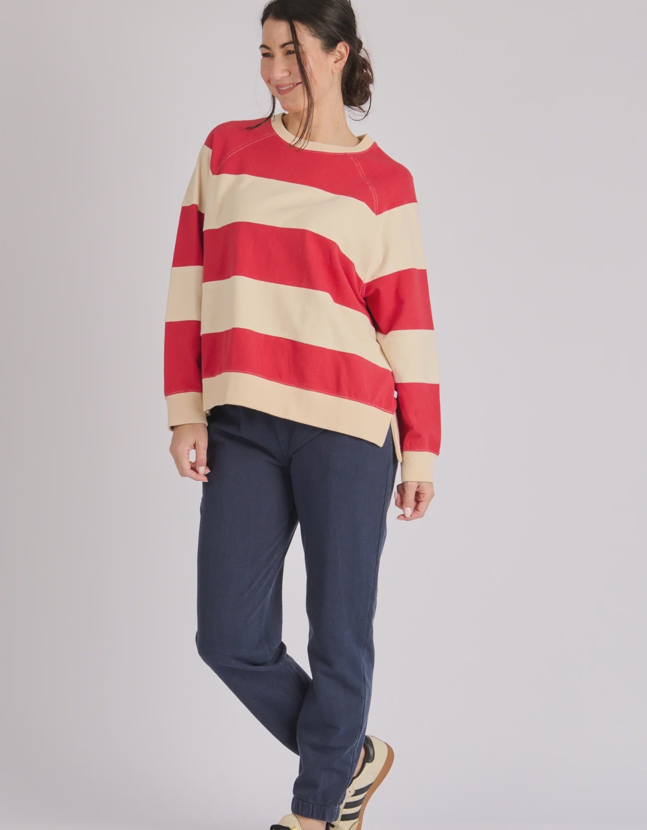 One Ten Willow Panel Crew Top