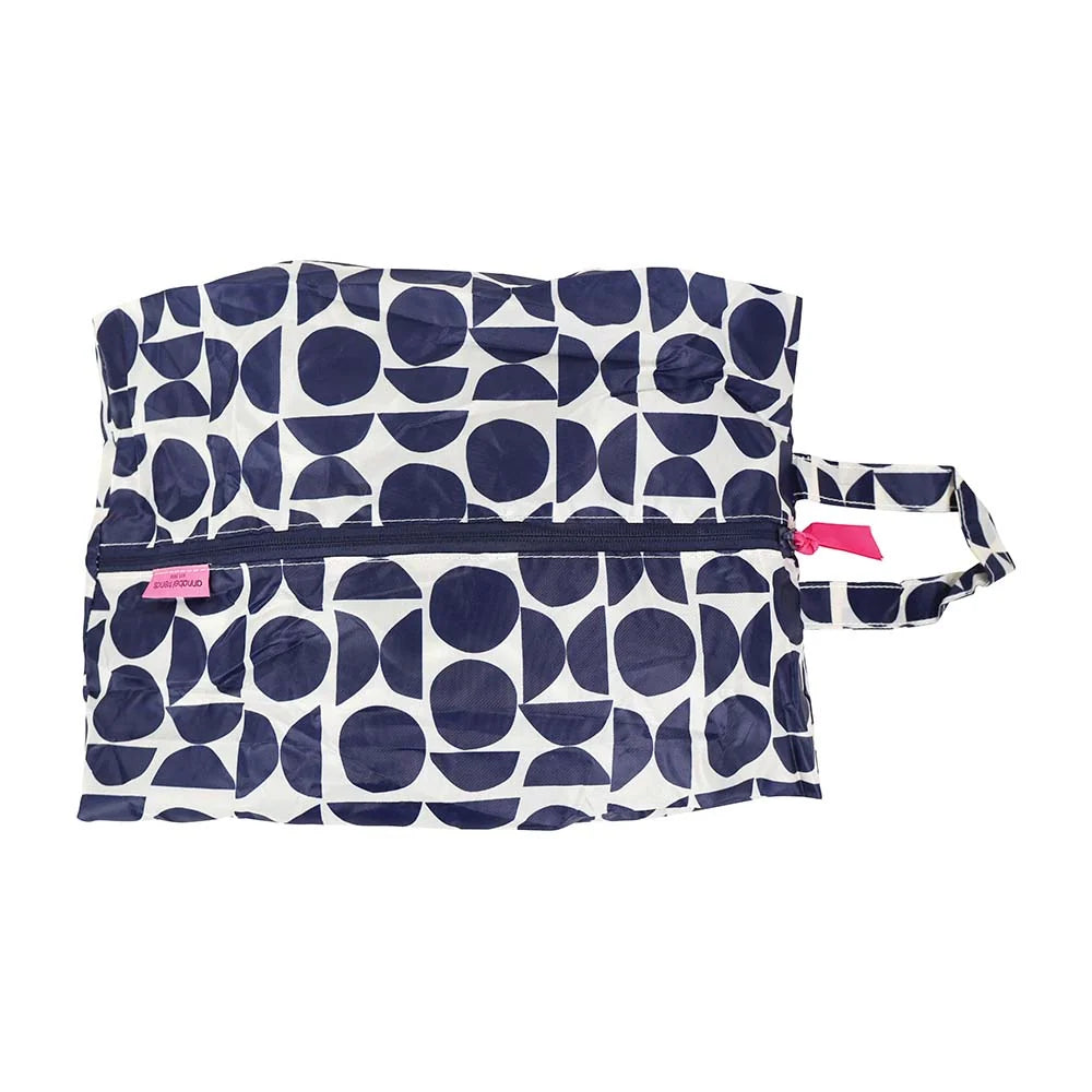 Annabel Trends Packing Cube 5pc Set - Geo Navy