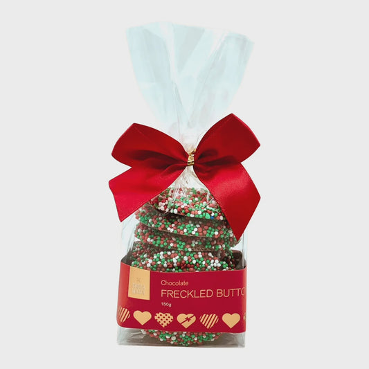 ChocaMama Festive Traditional Speckled Buttons 150G
