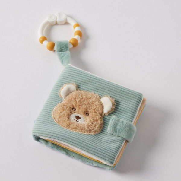 Jiggle & Giggle Hugglies Teddy Bear Activity Fabric Book