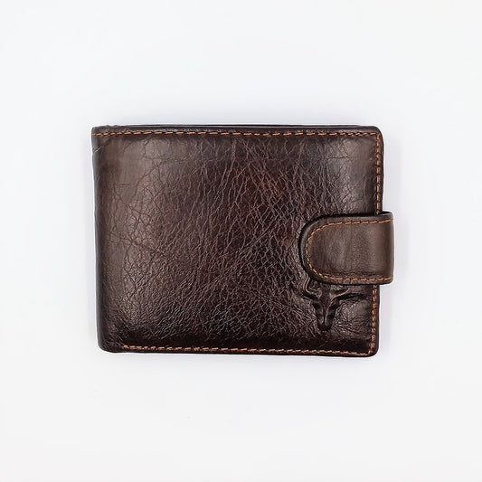 Zeneeba Mens Leather Wallet Cow