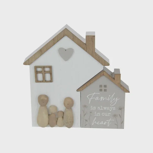 Cubby House Family House Plaque