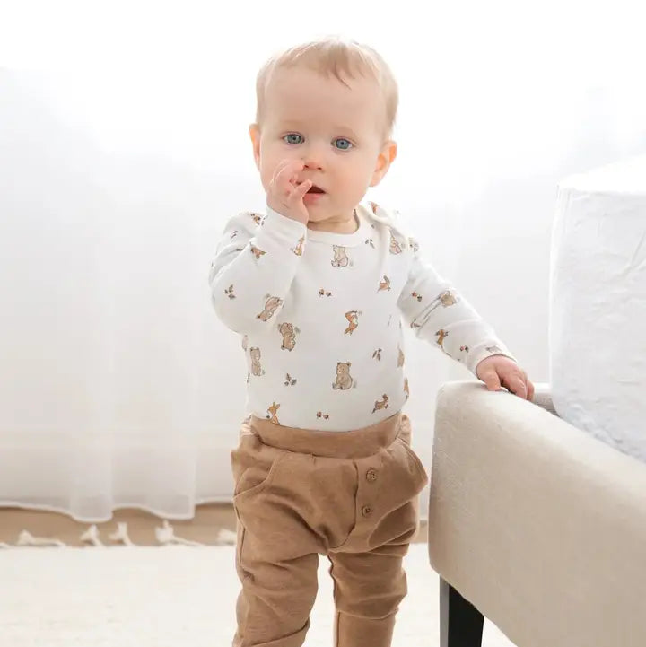 Lummi Organic Cotton Track Pants - Brown
