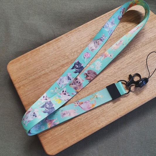 Watercolour By Cat Lanyard