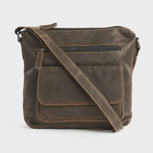 Greenwood Shoulder Bag - Brown - GW004