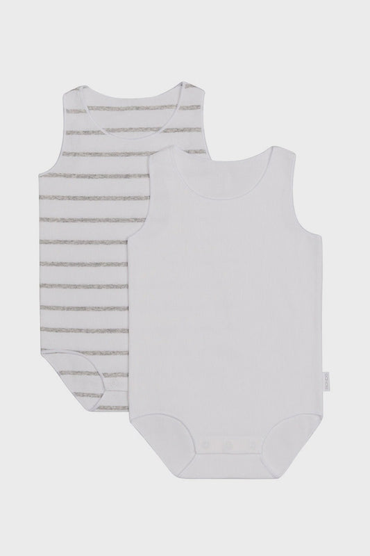 Bonds Wonderbodies Rib Singletsuit 2 Pack