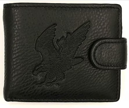 Zeneeba Mens Leather Wallet Eagle
