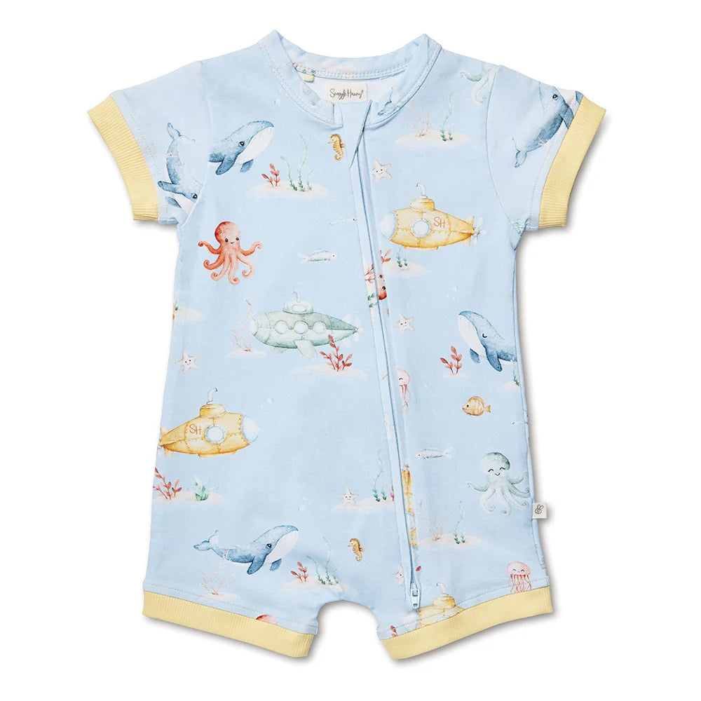 Snuggle Hunny Snuggle Shortie - Blue Little Subs