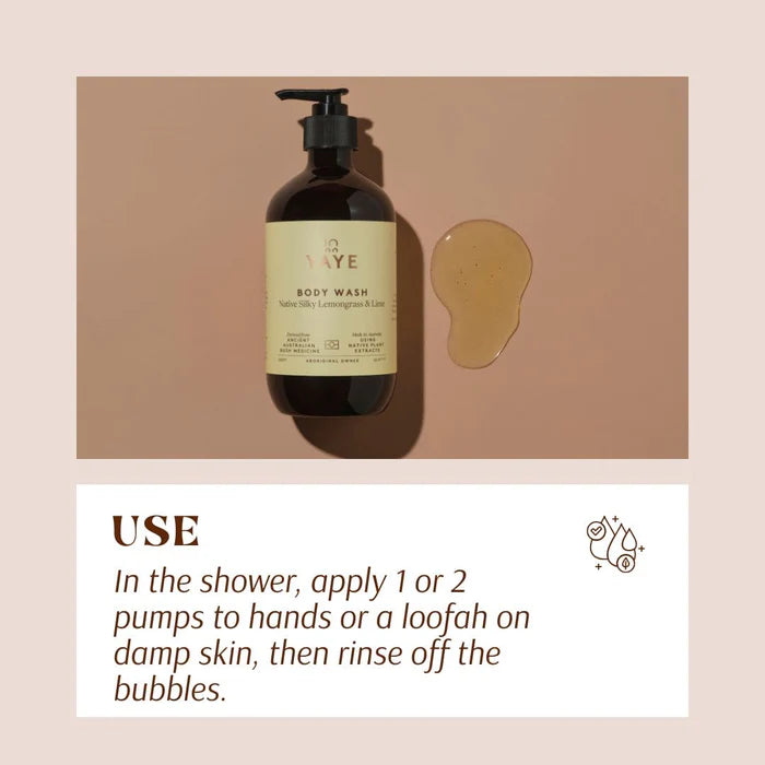 YAYE Body Wash - Native Silky Lemongrass & Lime