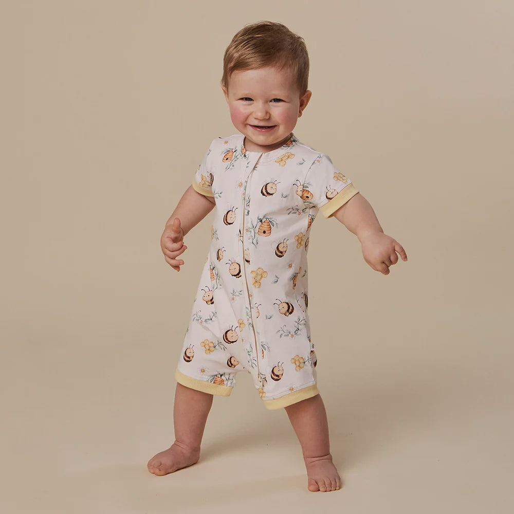 Snuggle Hunny Snuggle Shortie - Bumblebees