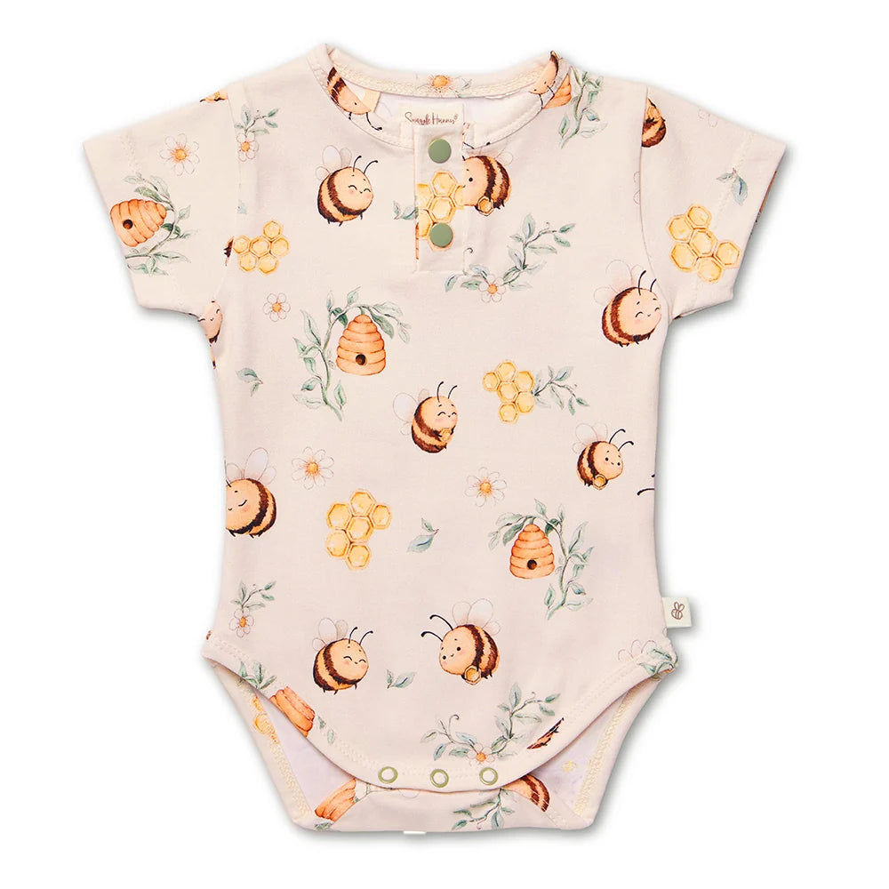 Snuggle Hunny SS Bodysuit - Bumblebees