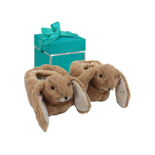 Jomanda - Bunny Baby Slippers Brown