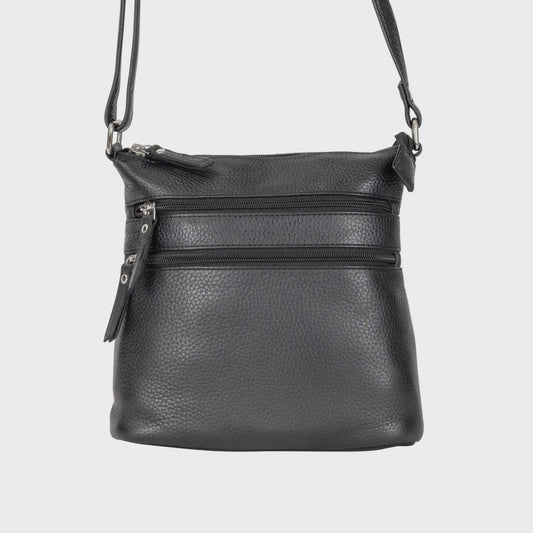 Greenwood Crossbody Leather Bag Camden - Black - 2066