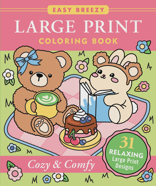 Peter Pauper Large Print Coloring Book