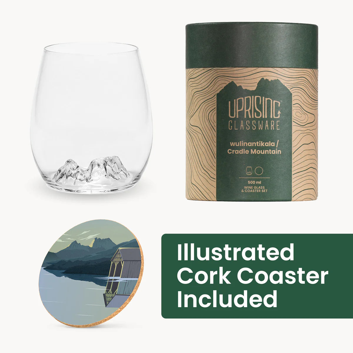 Uprising Glassware - Single - Cradle Mountain