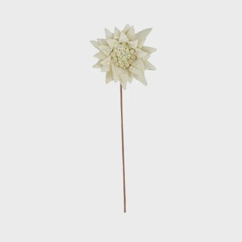 Gala Dahlia Pick Fabric 44X19CM Light Green