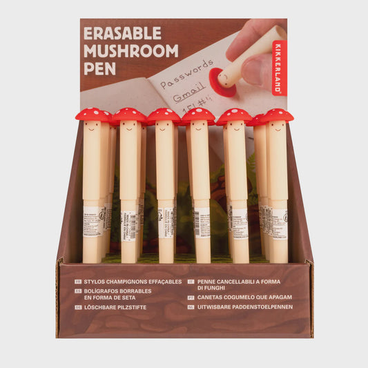 Kikkerland Erasable Mushroom Pen