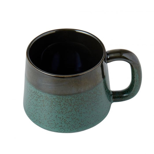 L&B Roma Reactive Glaze Mug 410ml Green